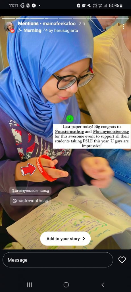 Parent's Sharing on PSLE Mock Exams