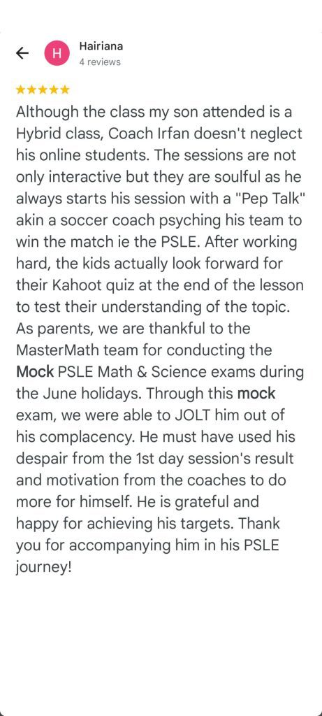 Google Reviews for Mock Exam