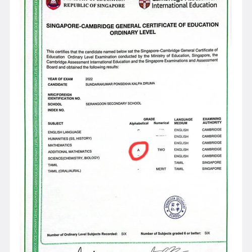 Kalpa O Level Result